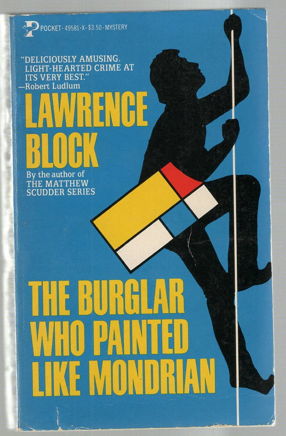 The Burglar Who Painted Like Mondrian Art Comedy Crime Fiction Humor mystery mystery thriller used Books