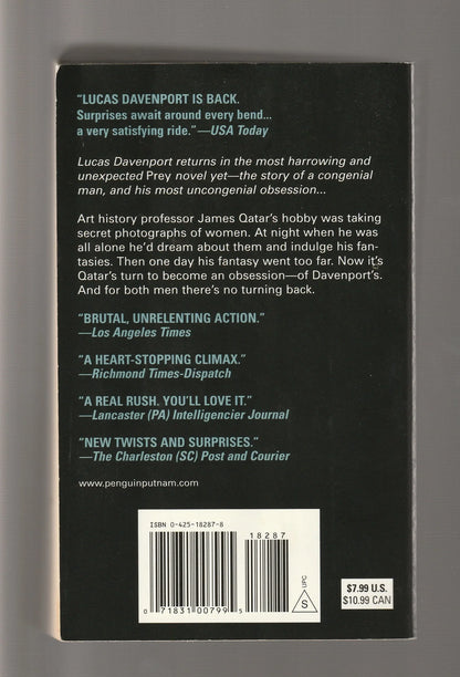 Chosen Prey Action Adventure Crime Fiction Detective Detective Fiction fiction murder mystery mystery mystery thriller paperback Suspense thriller used Books