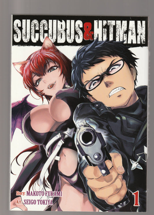 Succubus & Hitman Vol-1 Action comics Epic Fantasy Erotica fantasy fantasy manga fiction Graphic Novels paperback seinen used Books