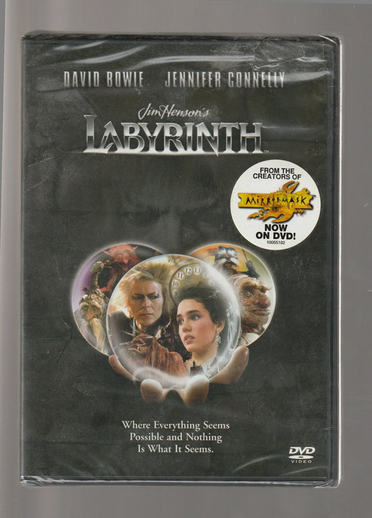 Labyrinth Adventure Epic Fantasy Fairy Family Family Friendly fantasy quest Sword and sorcery teen adventure used Movie