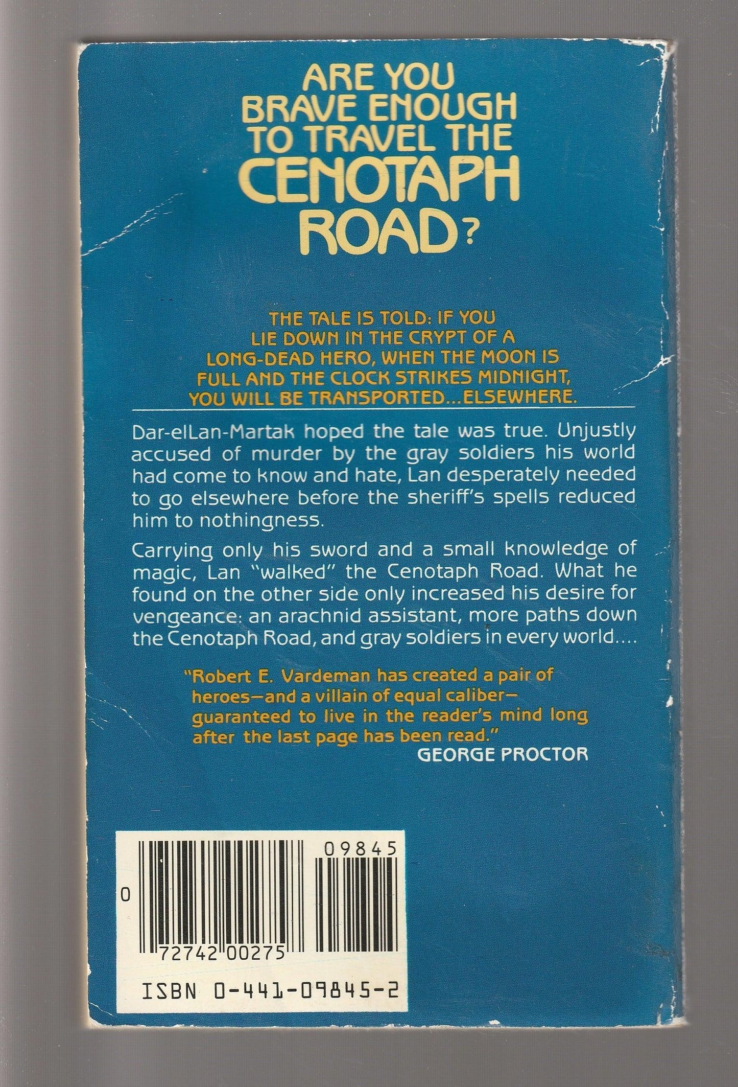 Centaph Road dark fantasy Epic Fantasy fantasy High Fantasy paperback Science Fiction Fantasy used Books