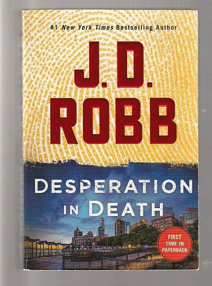 Desperation In Death crime Crime Fiction Crime Thriller futuristic murder mystery mystery mystery thriller paperback Romance Romantic Suspense Sci-Fi Mystery Suspense used Books