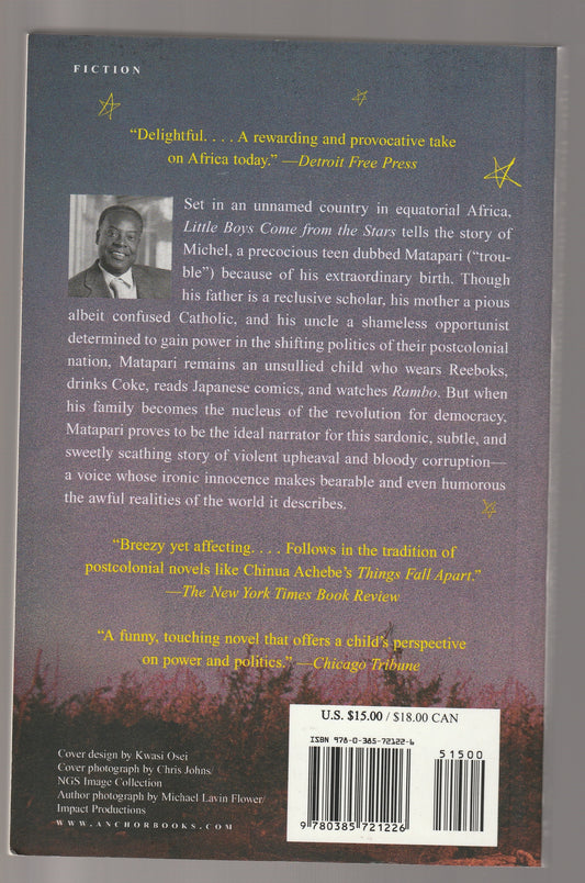 Little Boys Come From The Stars African American Contemporary fiction France historical fiction Humor novel Novels Republic of the Congo Satire Books