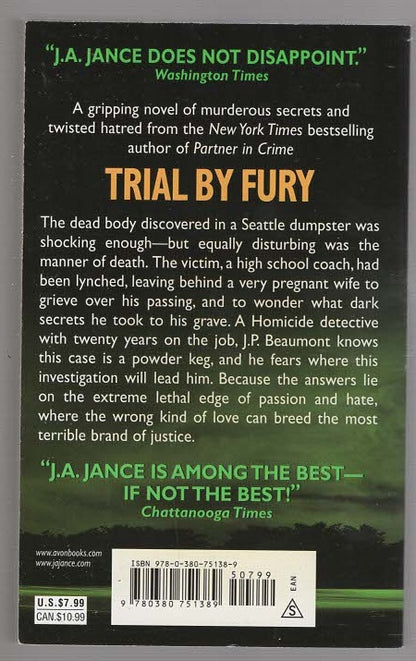 Trial By fury Cozy Mystery Crime Fiction Detective Fiction mystery Books