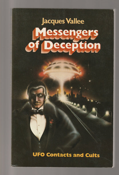 Messangers Of Deception: UFO Contacts and Cults Alien Aliens historical History mystery Non-Fiction occult paperback Paranormal Paranormal Mystery Religion Sci-Fi Sci-Fi Mystery Science UFO used Books