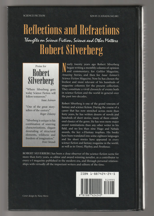 Reflections & Refractions Classic Science Fiction essays fiction Hardback Science science fiction Science Fiction Fantasy used Books