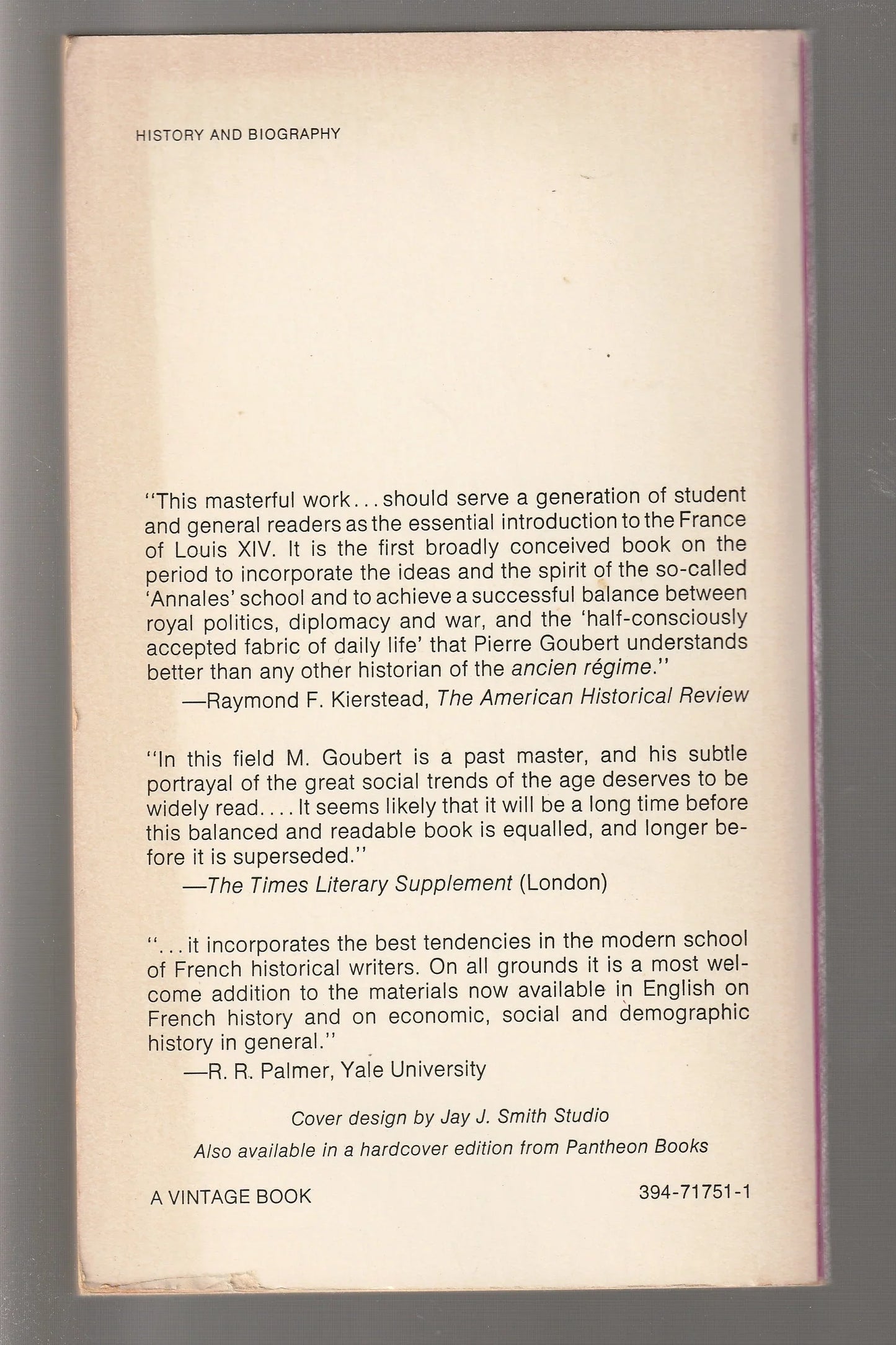 Louis XIV and Twenty Million Frenchmen