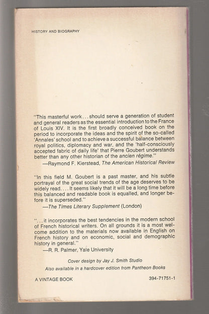 Louis XIV and Twenty Million Frenchmen