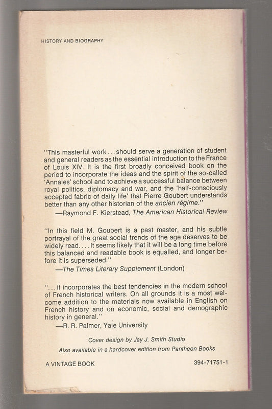 Louis XIV and Twenty Million Frenchmen