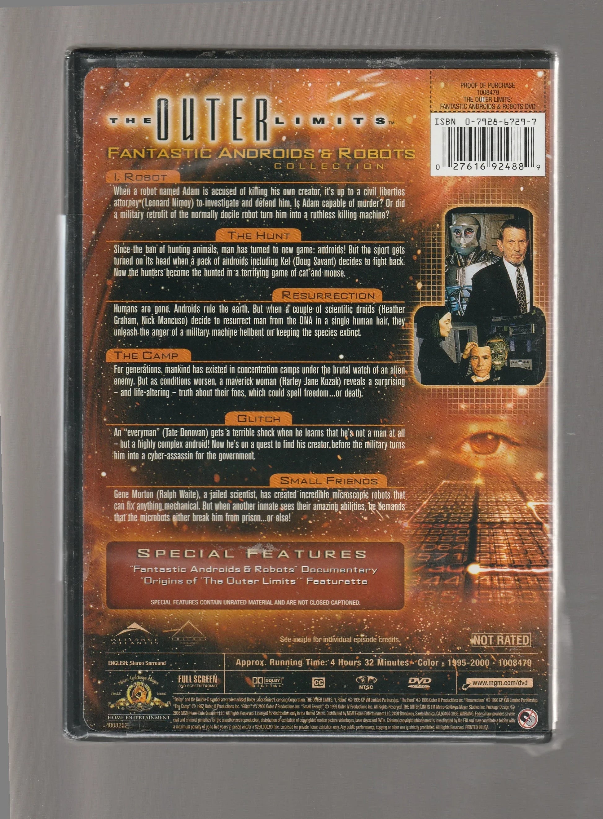 The Outer Limits: Fantastic Andriods & Robots Collection Robots' Sci-Fi science fiction space sci-fi used Movie
