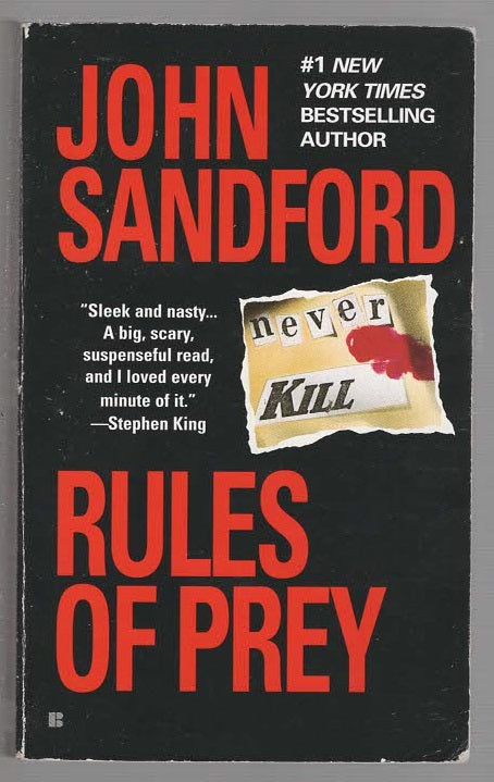 Rules Of Prey Crime Fiction Detective Fiction mystery thriller Books