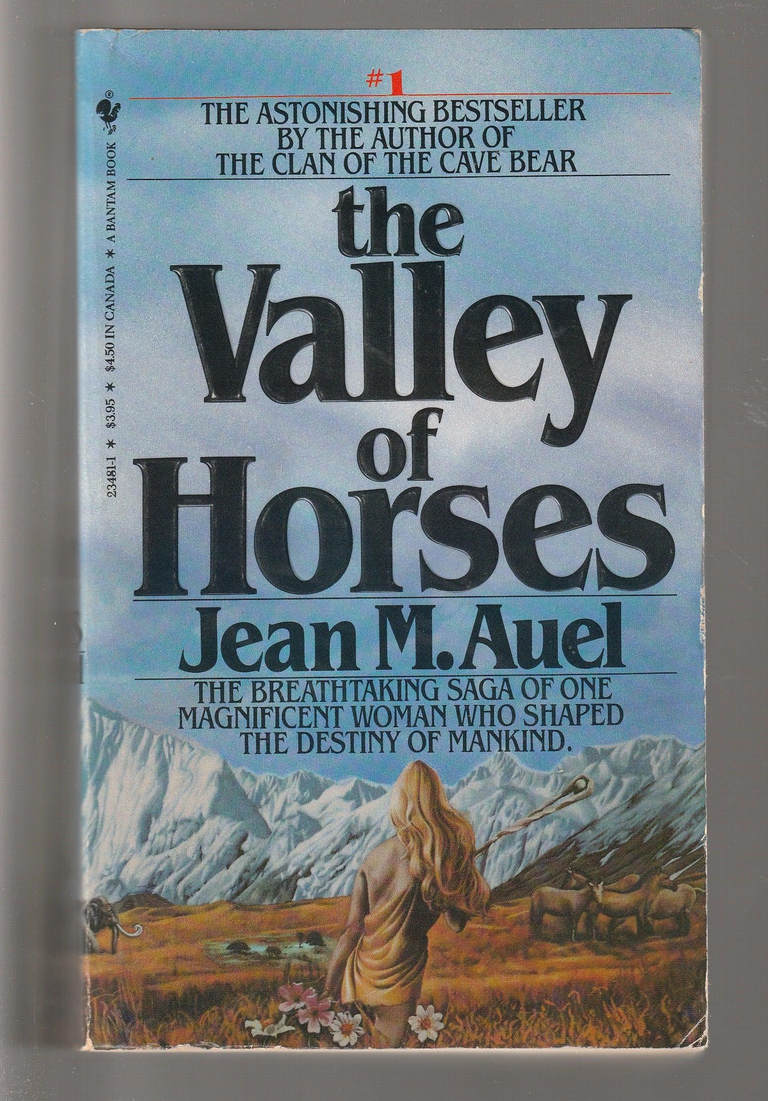 The Valley Of The Horses historical Historical Drama historical epic historical fiction paperback Prehistoric prehistoric fiction used Books