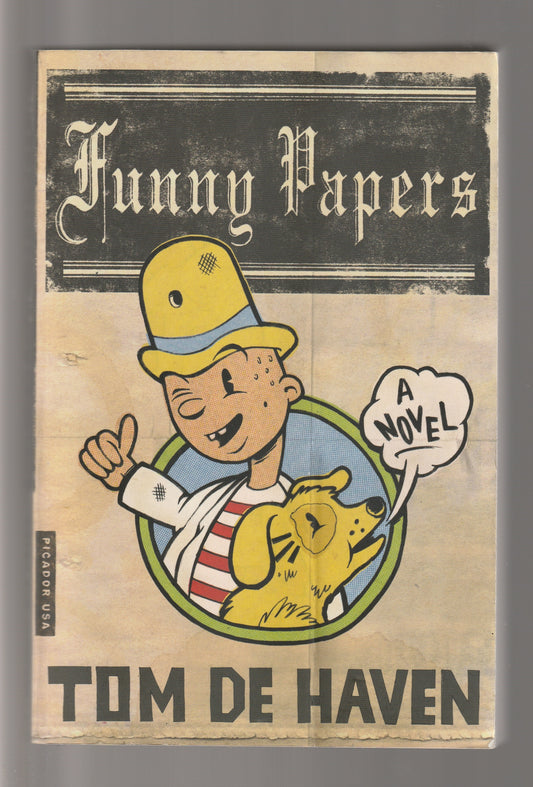 Funny Papers Comedy comics fiction historical fiction Humor novel Novels paperback used Books