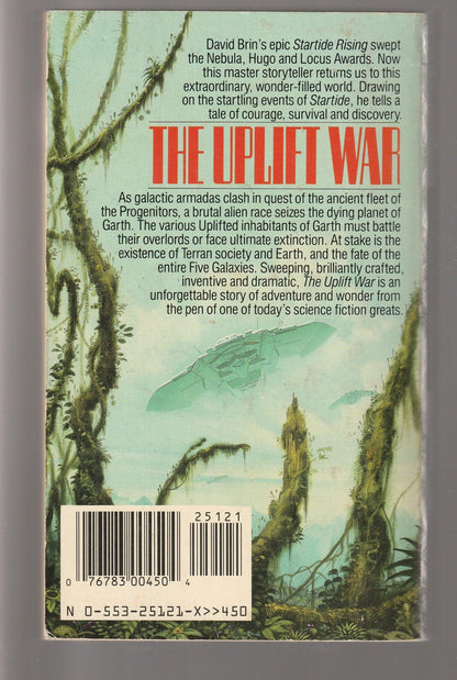 The Uplift War Classic Science Fiction Military Science Fiction paperback Sci-Fi science fiction Science Fiction Fantasy Space Opera Speculative Fiction used Books