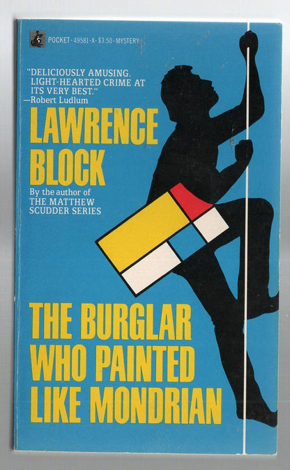 The Burglar Who Painted Like Mondrian Art Comedy Crime Fiction Humor mystery mystery thriller used Books