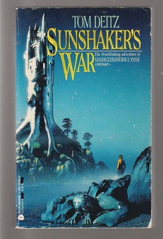 Sunshaker's War Epic Fantasy fantasy High Fantasy paperback science fiction Science Fiction Fantasy used Books