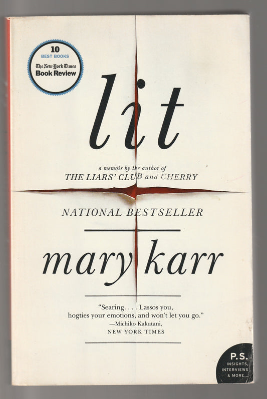 Lit-A memoir Addiction Biographical biography Biography Memoir Memoir mental Health writting Books