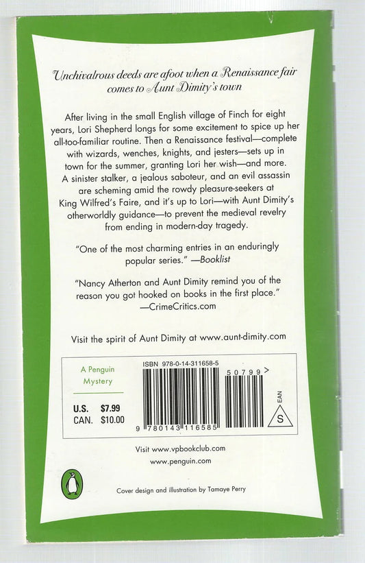 Aunt Dimity Slays the Dragon British Literature British Mystery Cozy Mystery fantasy mystery mystery thriller Paranormal used Books