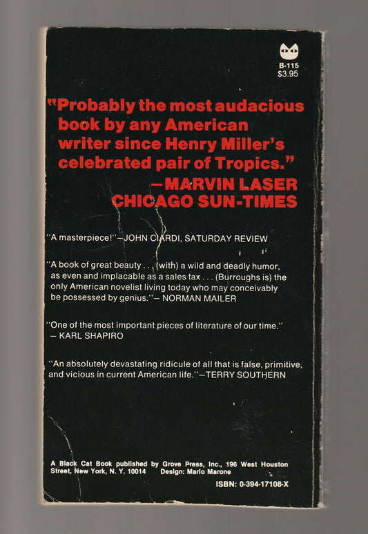 Naked Lunch 20th Century American american literature Classic classic literature Classics Contemporary drugs Literature Novels paperback Science science fiction used Books
