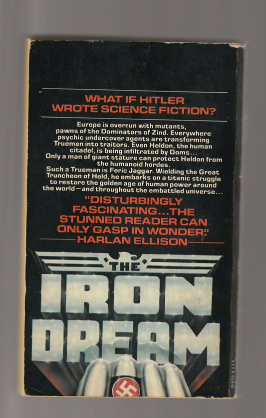 The Iron Dream Alternate History Dystopia dystopian fantasy fiction historical historical fiction Novels paperback Satire science fiction Science Fiction Fantasy Speculative Fiction used War war fiction Books