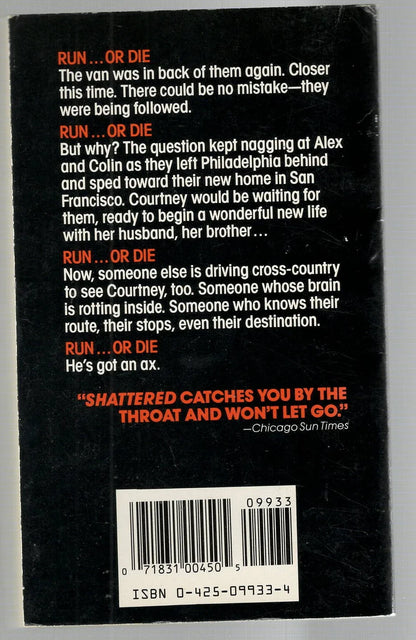 Shattered horror mystery mystery thriller Suspense thriller used Books