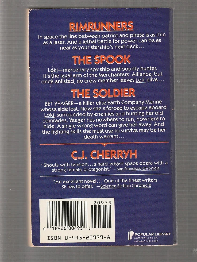 Rimrunners Adventure bounty hunter Military Science Fiction paperback Sci-Fi Sci-Fi Mystery science fiction Science Fiction Fantasy Space Space Opera space sci-fi Space Travel Speculative Fiction used Books