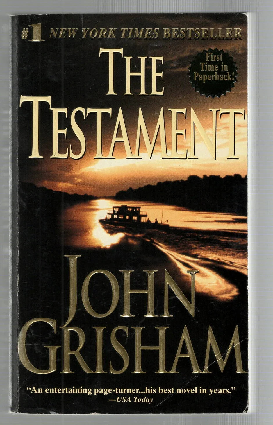 The Testament Crime Fiction Crime Thriller Law Legal Thriller mystery mystery thriller Suspense thriller used Books