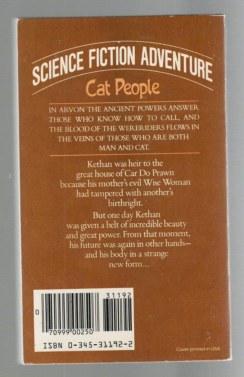 The Jargoon Pard fantasy magic science fiction Shapeshifters used Witches Books