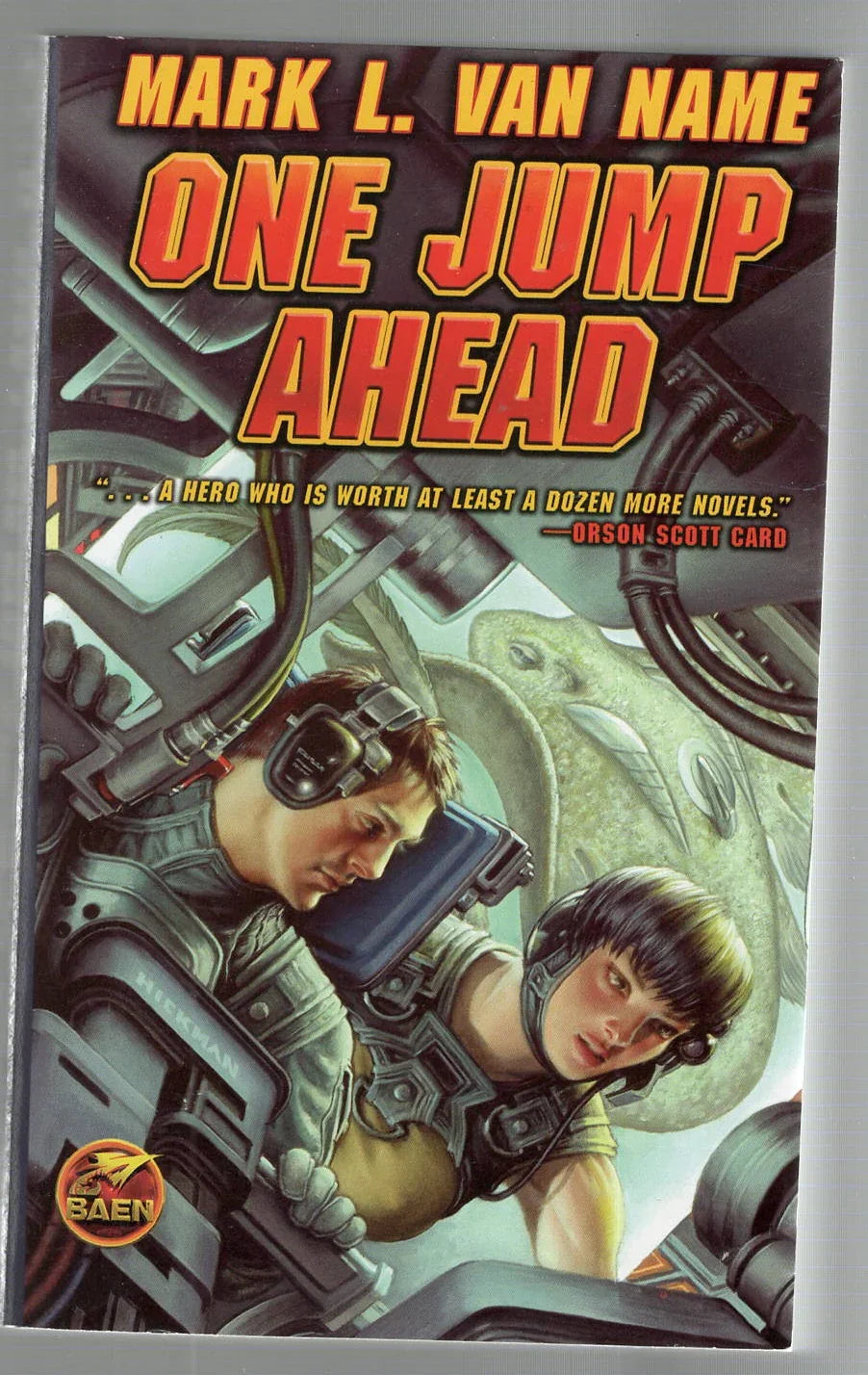 One Jump Ahead Humor Military Science Fiction science fiction Space Space Opera used Books