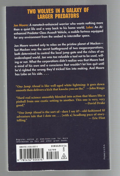One Jump Ahead Humor Military Science Fiction science fiction Space Space Opera used Books