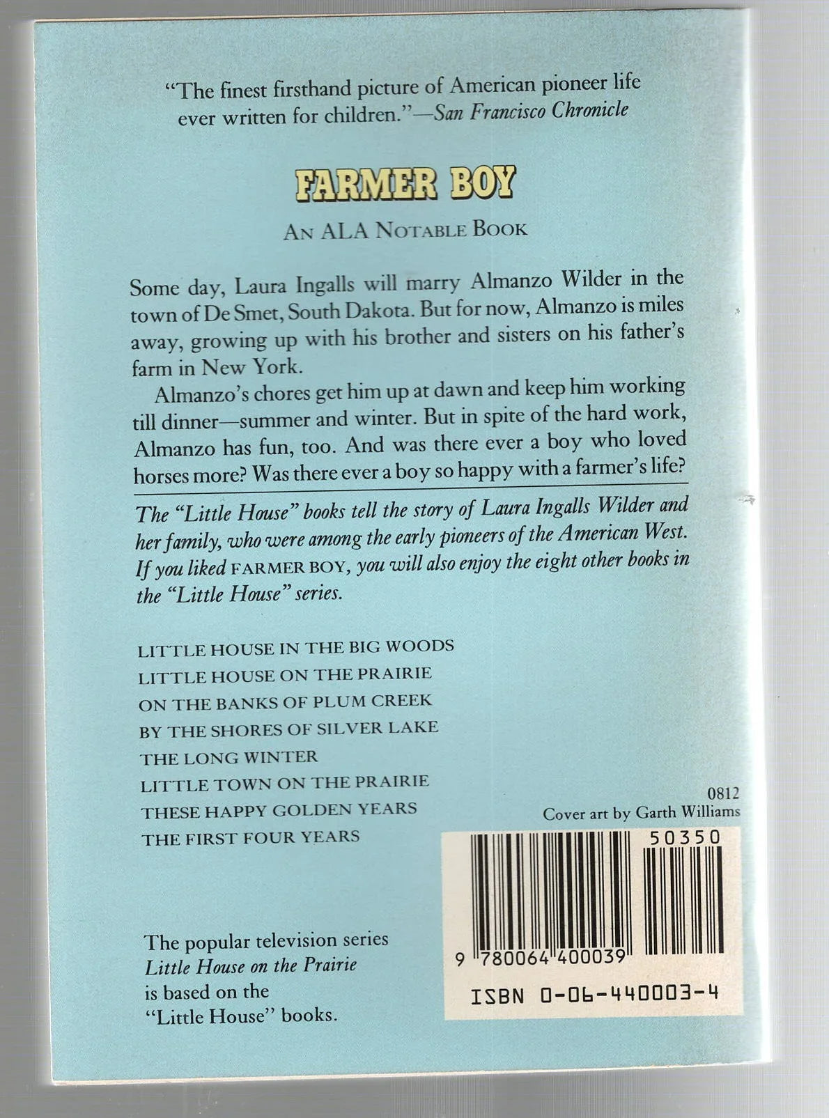 Farmer Boy Children historical historical fiction used Books