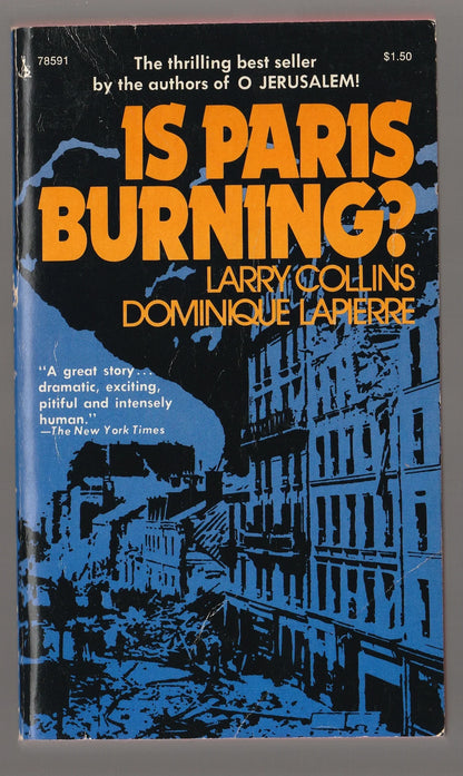 Is Paris Burning? Nonfiction used Vintage War World War 2 Books