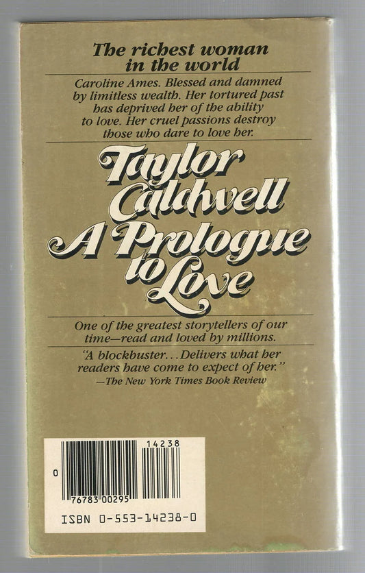 A Prologue to Love historical historical fiction Historical Romance used Books