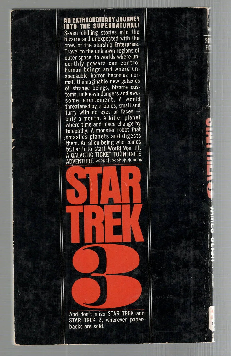 Star Trek 3 media tie-in science fiction Short Stories Space Opera Star Trek used Vintage Books