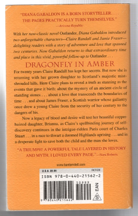 Dragonfly in Amber fantasy historical fiction paperback Romance science fiction Books