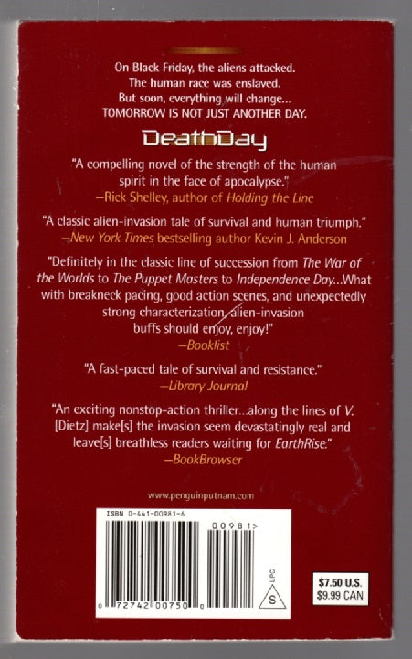 DeathDay apocalypse paperback science fiction thrilller Books