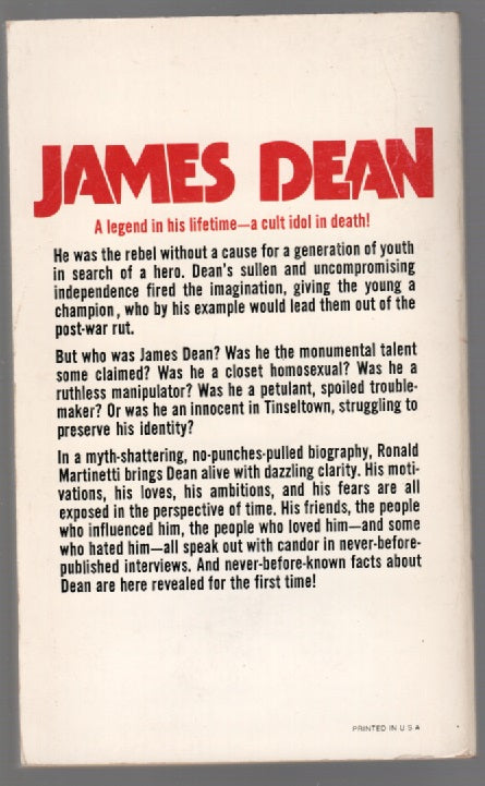 The James Dean Story biography Nonfiction paperback Vintage Books