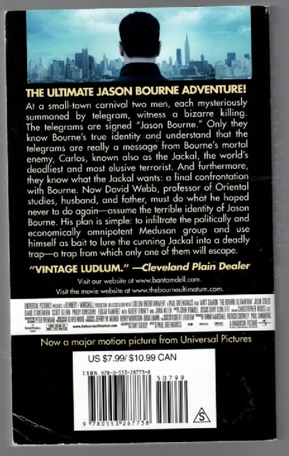 The Bourne Ultimatum Movie Tie-In paperback thrilller Books