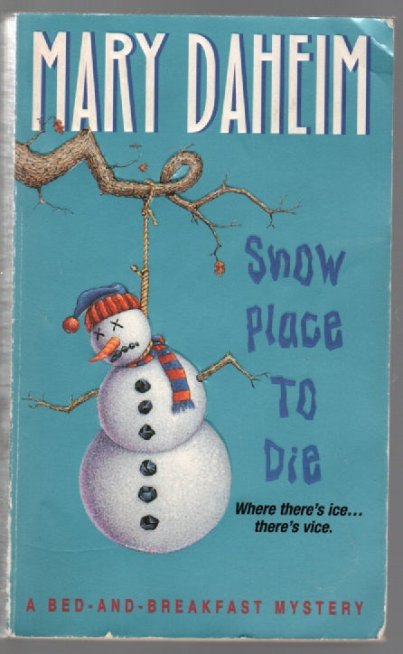 Snow Place to Die mystery paperback Books