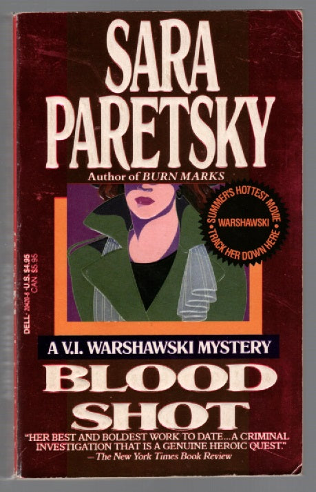 Blood Shot Crime Fiction mystery paperback book