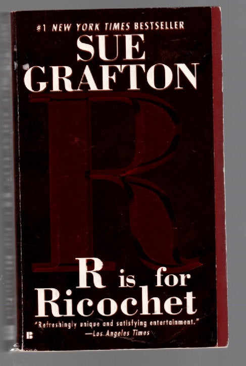 R Is For Ricochet Crime Fiction mystery paperback book