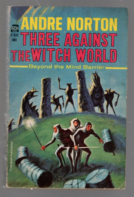 Three Against the Witch World fantasy paperback Vintage Books