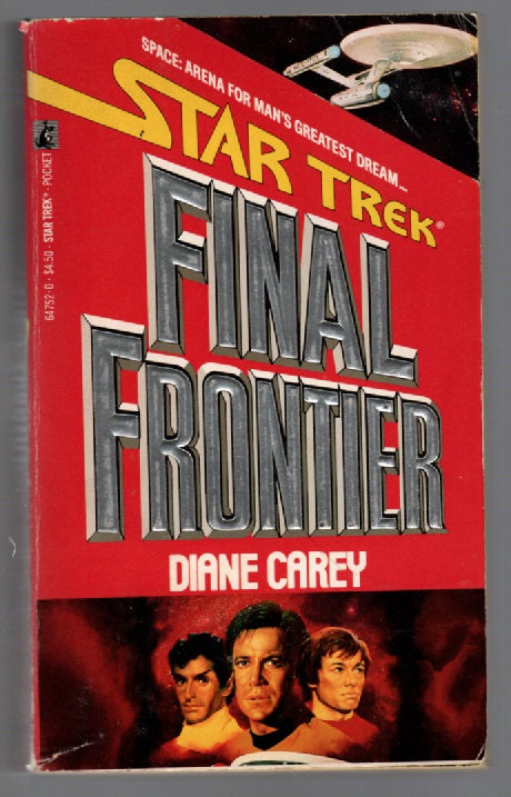 Star Trek: Final Frontier paperback science fiction Star Trek Books