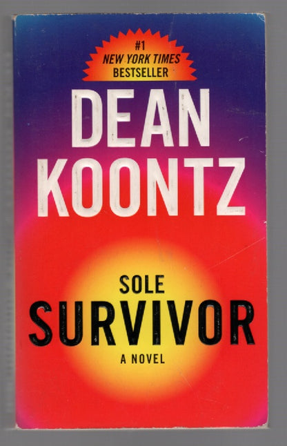 Sole Survivor horror paperback Suspense book