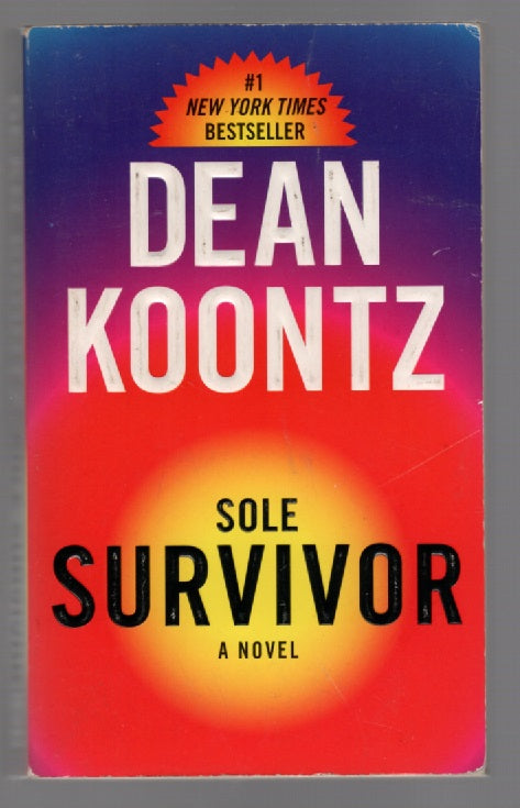 Sole Survivor horror paperback Suspense book