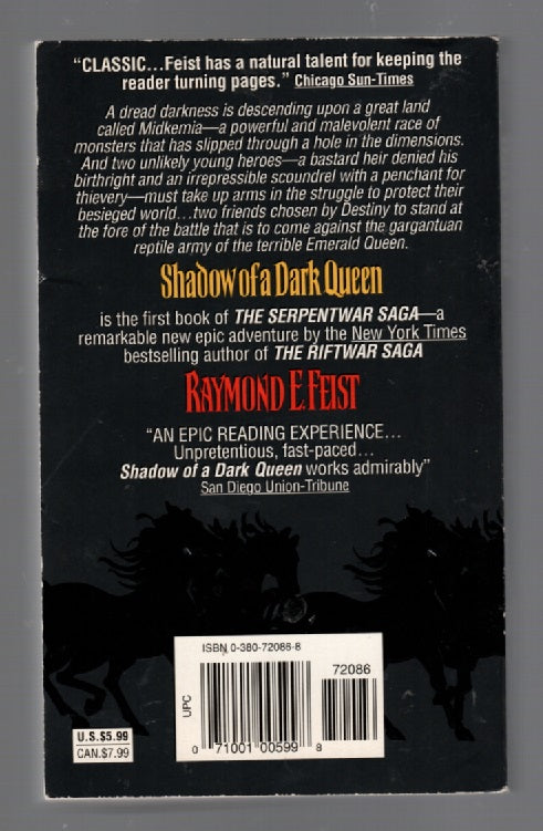 Shadow Of A Dark Queen fantasy paperback Books