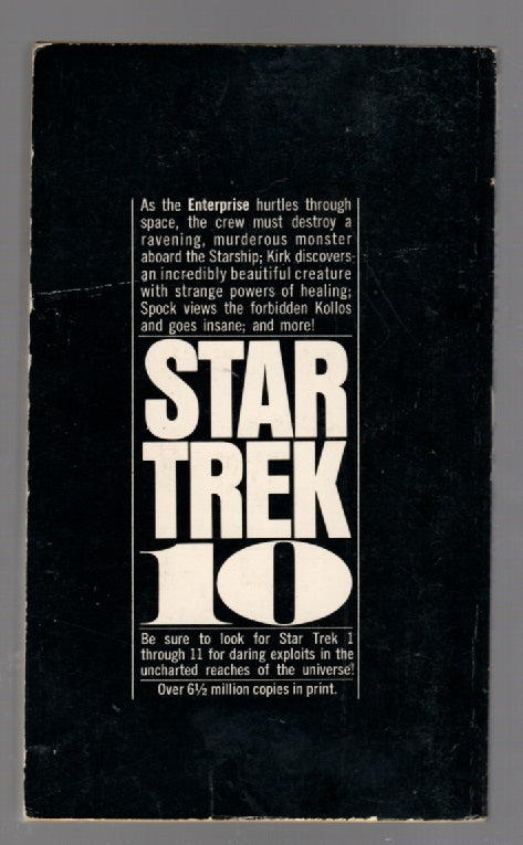 Star Trek 10 Classic Science Fiction paperback science fiction Star Trek book
