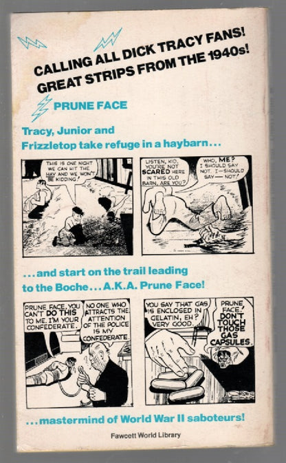 Dick Tracy His Greatest Cases # 1 Prune Face Comedy paperback Vintage Books