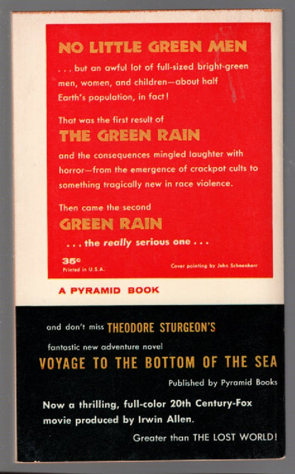 The Green Rain paperback science fiction Vintage Books