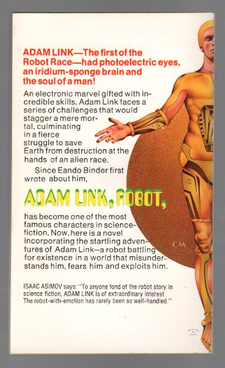 Adam Link, Robot Classic Science Fiction paperback science fiction Vintage book